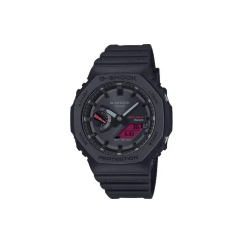CASIO G SHOCK Collection Кварцевый механизм Смольный ремешок Часы Мужские Черный циферблат