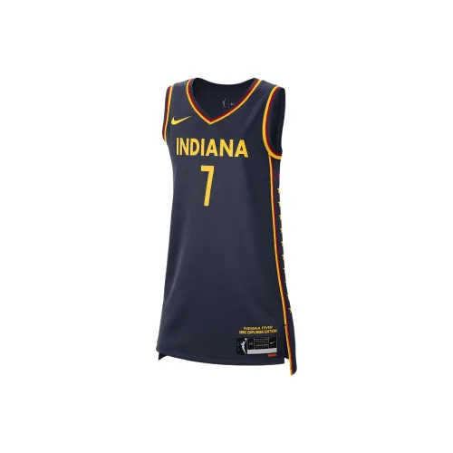nike Dri FitWNBA SS25 Indiana Fever Explorer Edition Баскетбольная Джерси Женская