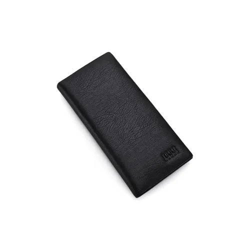 ELLE HOMME Кошелек из коровьей кожи Мужской Черный