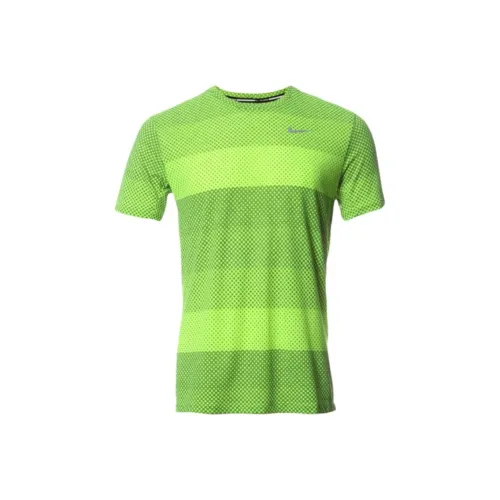 Nike Dri Fit Зеленый Мужской T-Рубашки