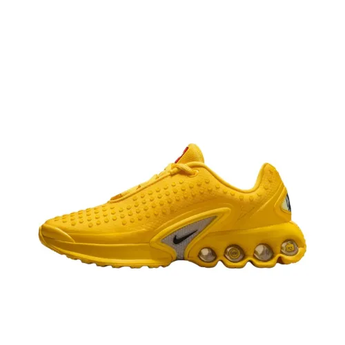Nike Air Max Dn Детская беговая обувь Низкий топ Желтый/Черный/Красный Школьный возраст