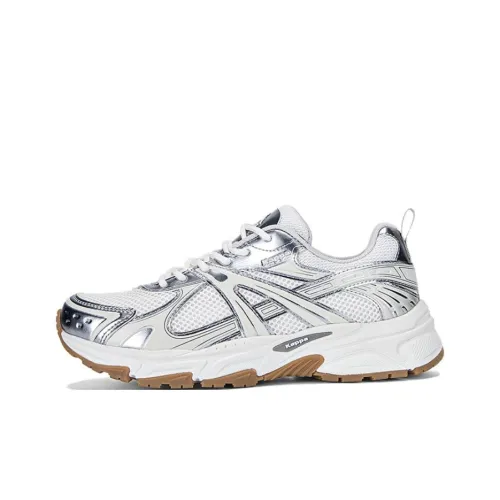 KAPPA Urban Sports Беговые кроссовки Низкий Топ Серебряный Женский