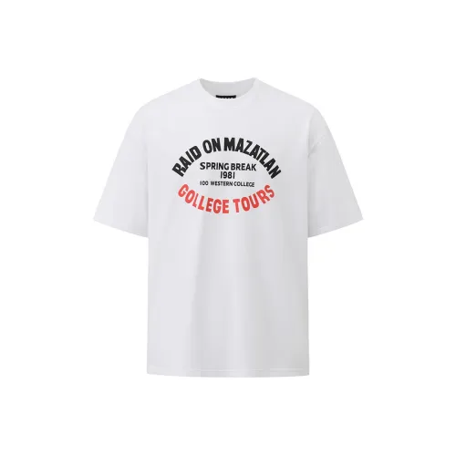 MRCYC Летняя футболка унисекс белого цвета