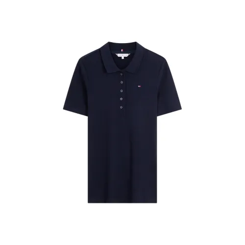 Tommy Hilfiger Темно-синий Синий DW5 Женское Поло
