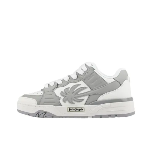 PALM ANGELS Низкие кроссовки для скейтбординга Мужские Белые Серые