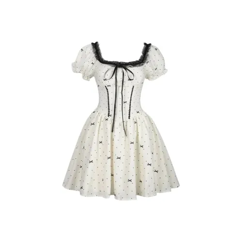 Meanalot Короткий рукав Платье Женское