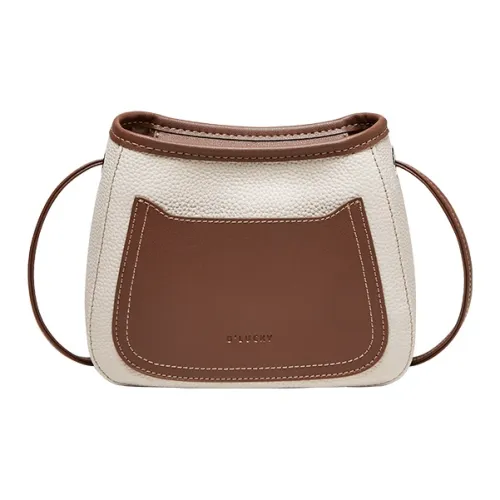 Narandu Сумка через плечо из коровьей кожи с синтетической кожей мини-сумка на плечо женская белая и коричневая ночь черная