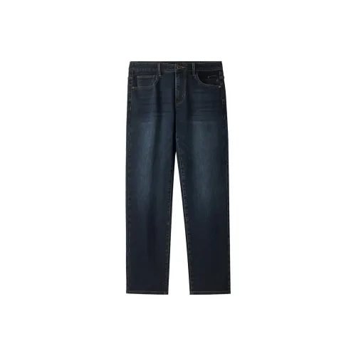 HLA THREE Тело Синий Серый DENIM GRADIENT Темный 7G Мужские Джинсы