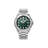 Silver Green Steel Bracelet (GTM2023383)  
Серебряный зеленый стальной браслет (GTM2023383)