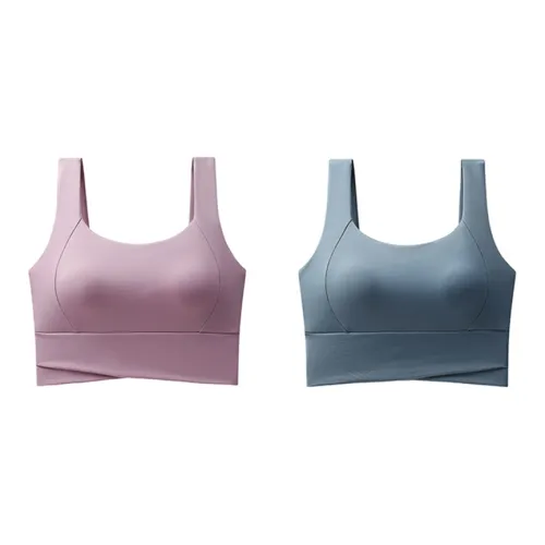 LANZA [2 шт] Темно-фиолетовый + Светло-синий Женские Бюстгальтеры