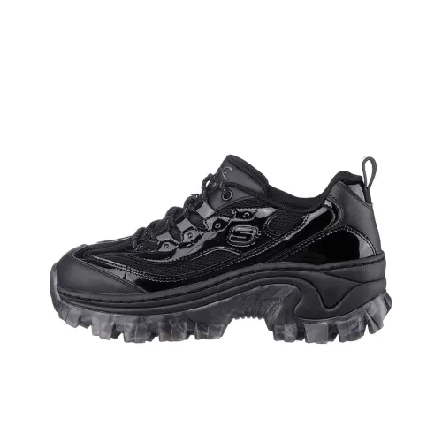 Skechers HI Ryze DOJA Кошка Устойчивая к истиранию Низкий Топ Повседневная обувь Женская Черная