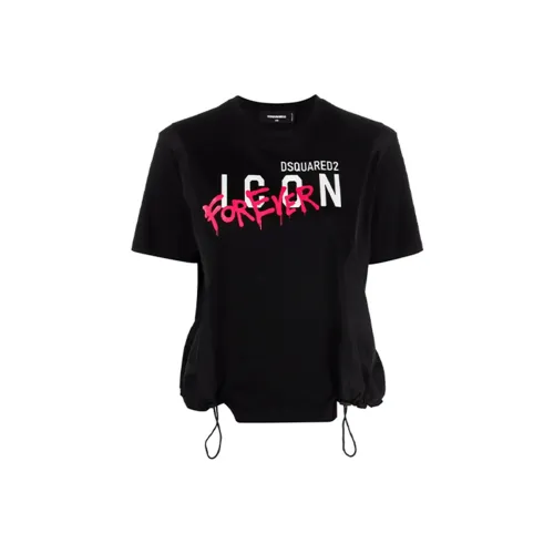 DSQUARED 2 T-рубашка женская черная