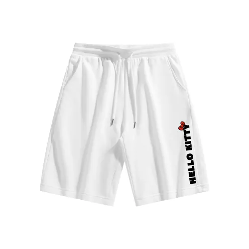Sanrio x Hello Kitty Повседневные шорты унисекс черный белый серый
