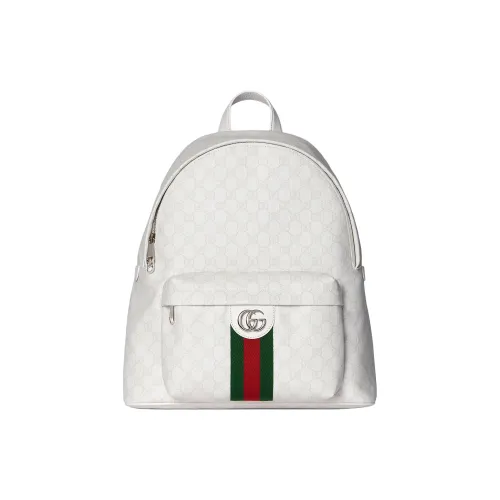 GUCCI Ophidia GG Supreme Холст Рюкзак Средний Женская Белый