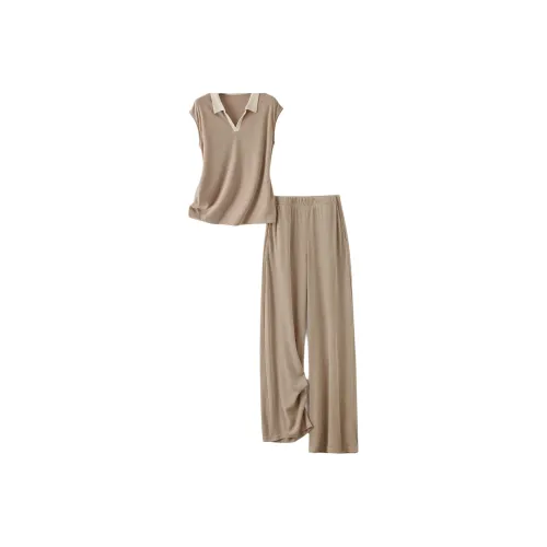 IHIMI Heather Khaki Женские Повседневные Костюмы
