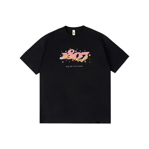 1807 Короткий рукав T-рубашка Унисекс