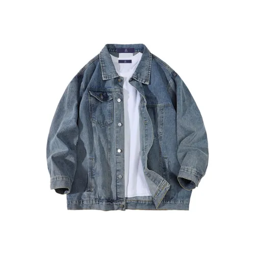 FAX FOR FMACM Весенний Осенний Деним Куртка Унисекс