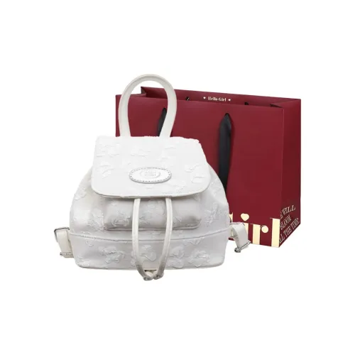 GOX Нейлоновый рюкзак Carry Женский Белый Черный