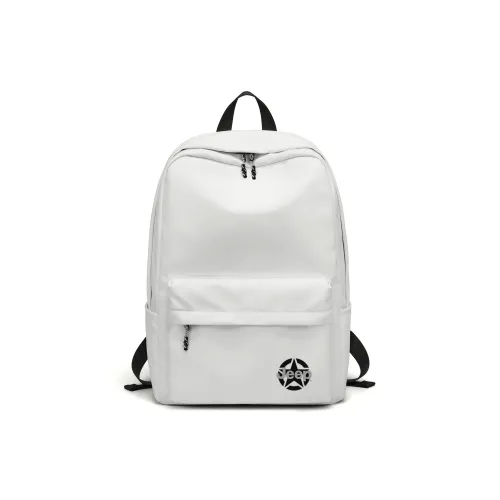 JEEP Рюкзак из кожаной мембраны унисекс белый черный