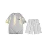 Фотиния Серый (Фотиния Серый Топ + Фотиния Белый Серый Шорты)