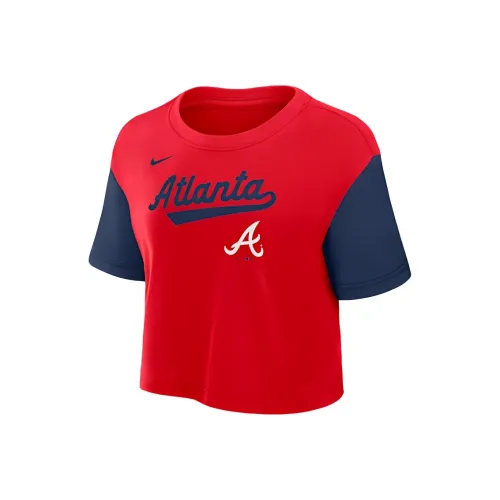 Nike одежда Красный Женские Футболки