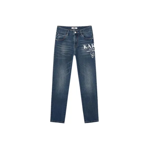 KARL LAGERFELD Джинсы Мужские Светло-Синие