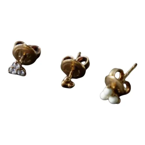 Bottega Veneta Серьги-гвоздики Женские Золото