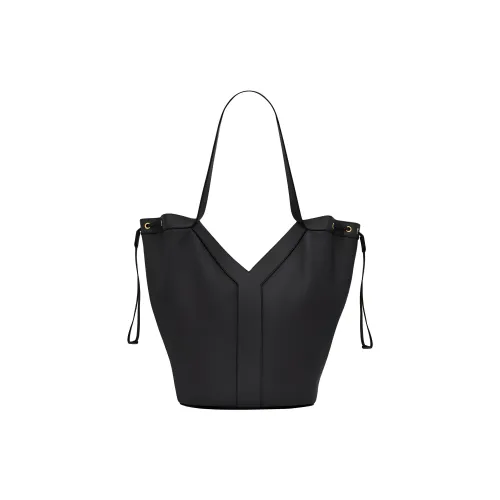 SAINT LAURENT Сумка-хобо из коровьей кожи сумка сумка через плечо большая женская черная