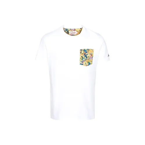 MC2 SAINT BARTHELEMY x The Simpsons Blanche T Рубашка Мужская Белая