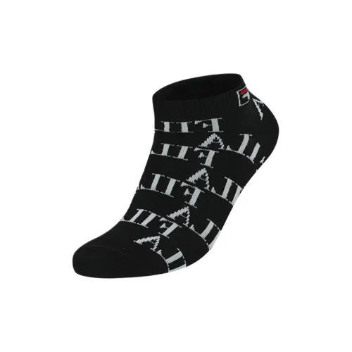 FILA Белый 1 Пачка Глубокий Черный BK Женские Носки