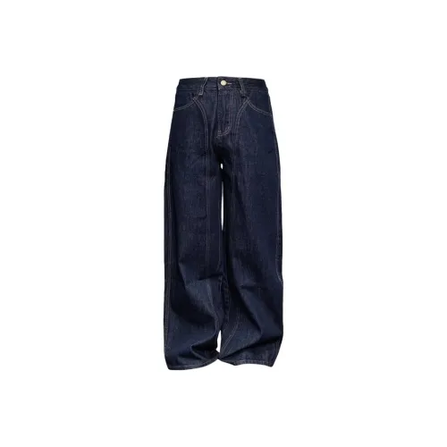 KOKO BASE Темно-синие унисекс джинсы