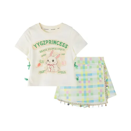 YUANYUAN GIRL Повседневная спортивная одежда 2 предмета комплект для детей в возрасте 3-7 лет