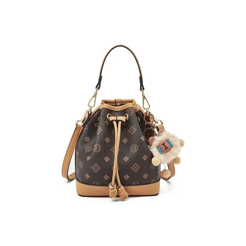 Old Man's Head Сумка через плечо из синтетической кожи женская коричневый розовый