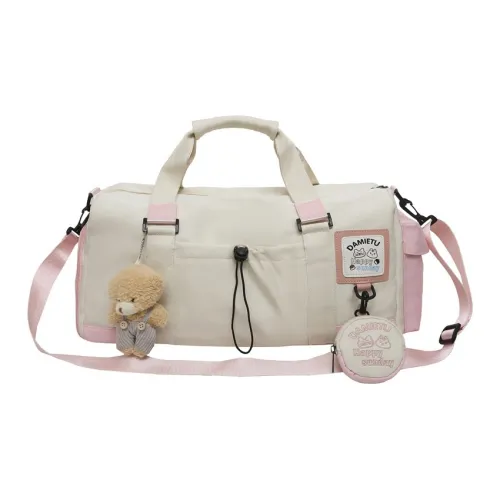 NOMK Нейлоновая сумка через плечо сумка обычного размера унисекс розовый кофейный синий желтый