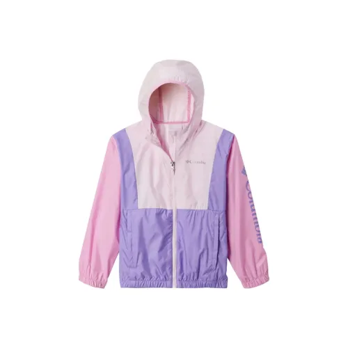 Columbia Детский Топ Lily Basin Розовый Рассвет Вселенная Пейсли‑фиолетовый Подростки