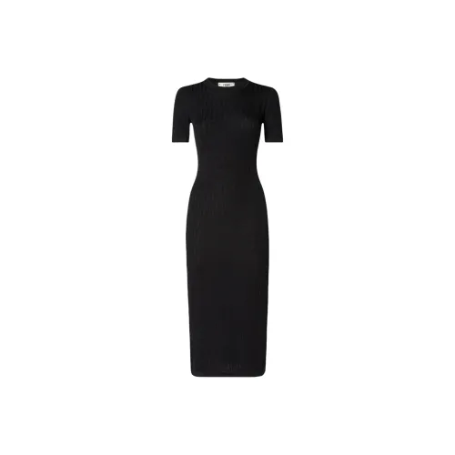 FENDI Короткий рукав Платье Женское Черное