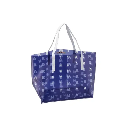 MARNI Поливинилхлорид Сумка-тоут Сумка для покупок Сумка через плечо Сумка Женская Синий