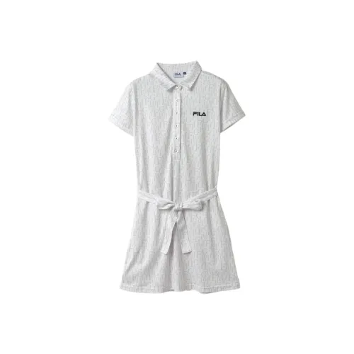 FILA Golf Series Белая Женская Одежда для Гольфа