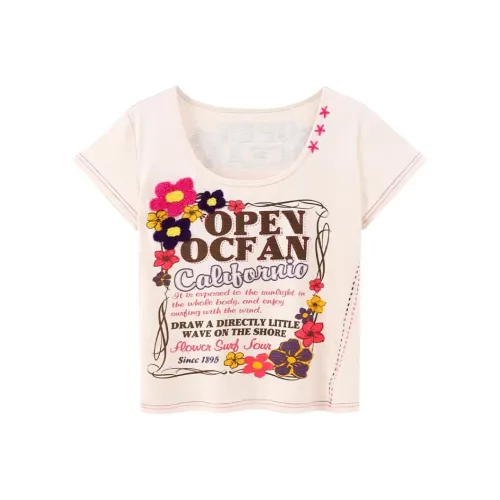 SLEEP AT 11 Абрикос Женские Футболки