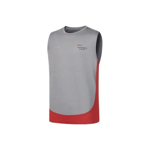 Saucony Asphalt Cloud Серый Мужские Майки