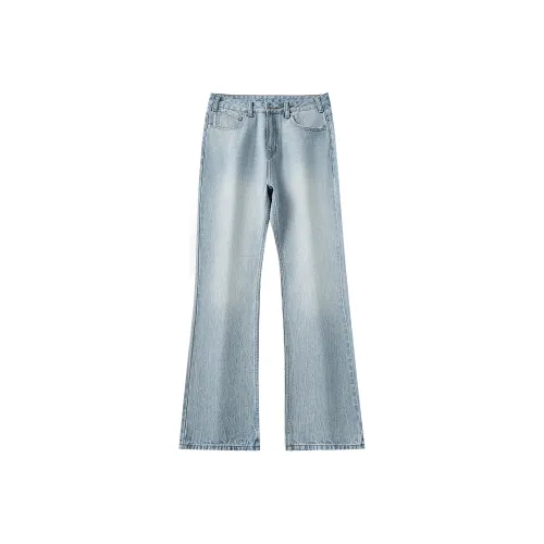 JEEP Джинсы унисекс ледниково-голубого цвета