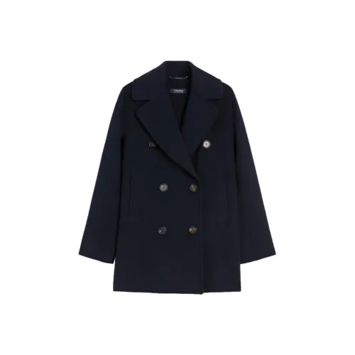 'S MAX MARA Синий Женское Пальто