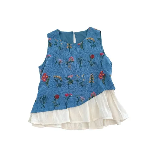 Meanalot Синие Женские Майки