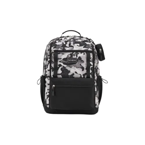 SAMSONITE Ткань Рюкзак Средний Унисекс Камуфляж Черный