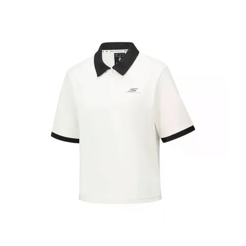 Skechers Basic Sports Series Зефирный белый 0074 Женские Поло
