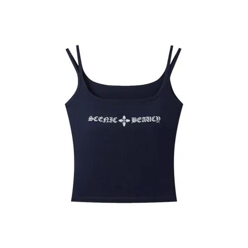 OEING Темно-синие Женские Камисоли