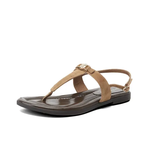 PT'SON Винтаж Удобный Универсальный Курортный стиль One Ремень Сандалии Женские