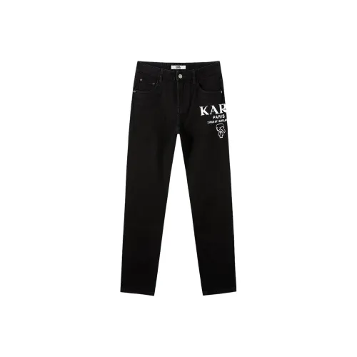 KARL LAGERFELD Джинсы Мужские Черные
