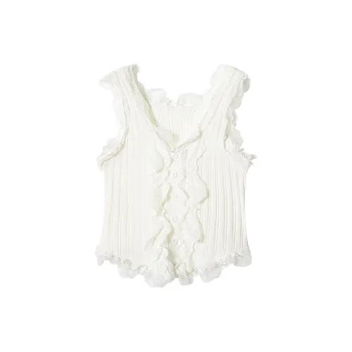 METE WHALE MT Белые Женские Майки