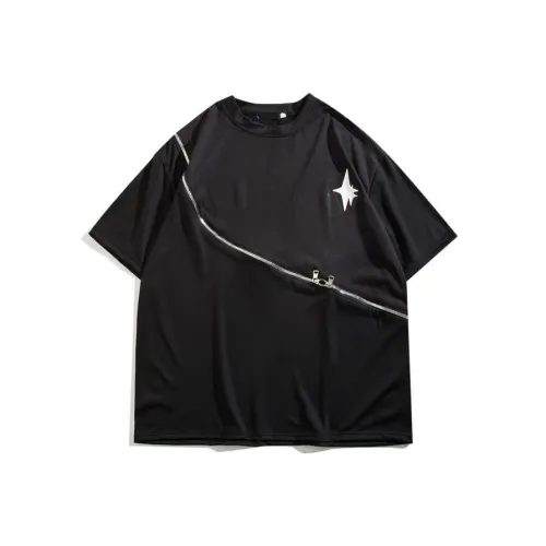 YOUSEKOO Черная унисекс футболка